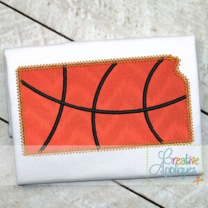 Kansas baloncesto máquina Digital bordados apliques diseño 4 tamaños