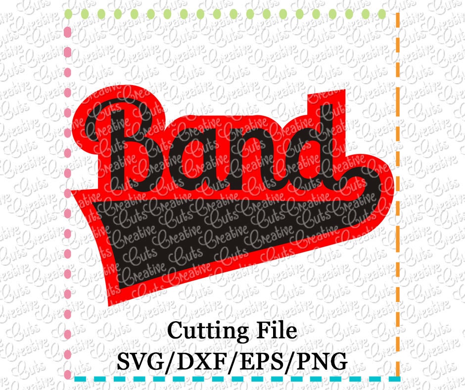 EXCLUSIVE SVG Eps DXF Cutting File Band Svg, Sports Svg, Team Svg ...