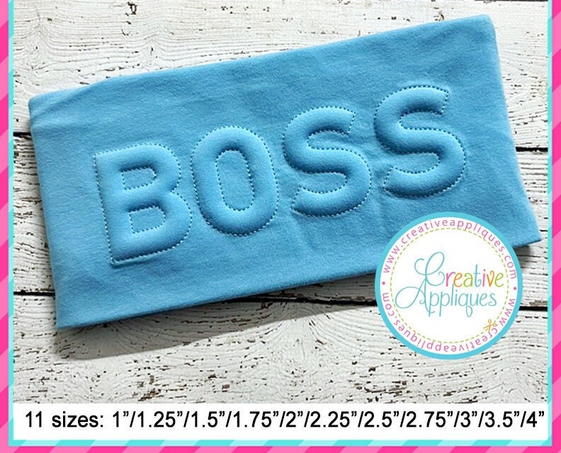 11 GRÖSSEN! GEPRÄGTE 3D-Puffy-Foam-Reverse-Stickschriftart Maschinenstickdesign, Puffy-Foam-Stickschriftart, Schaumstoff-Stickschriftart