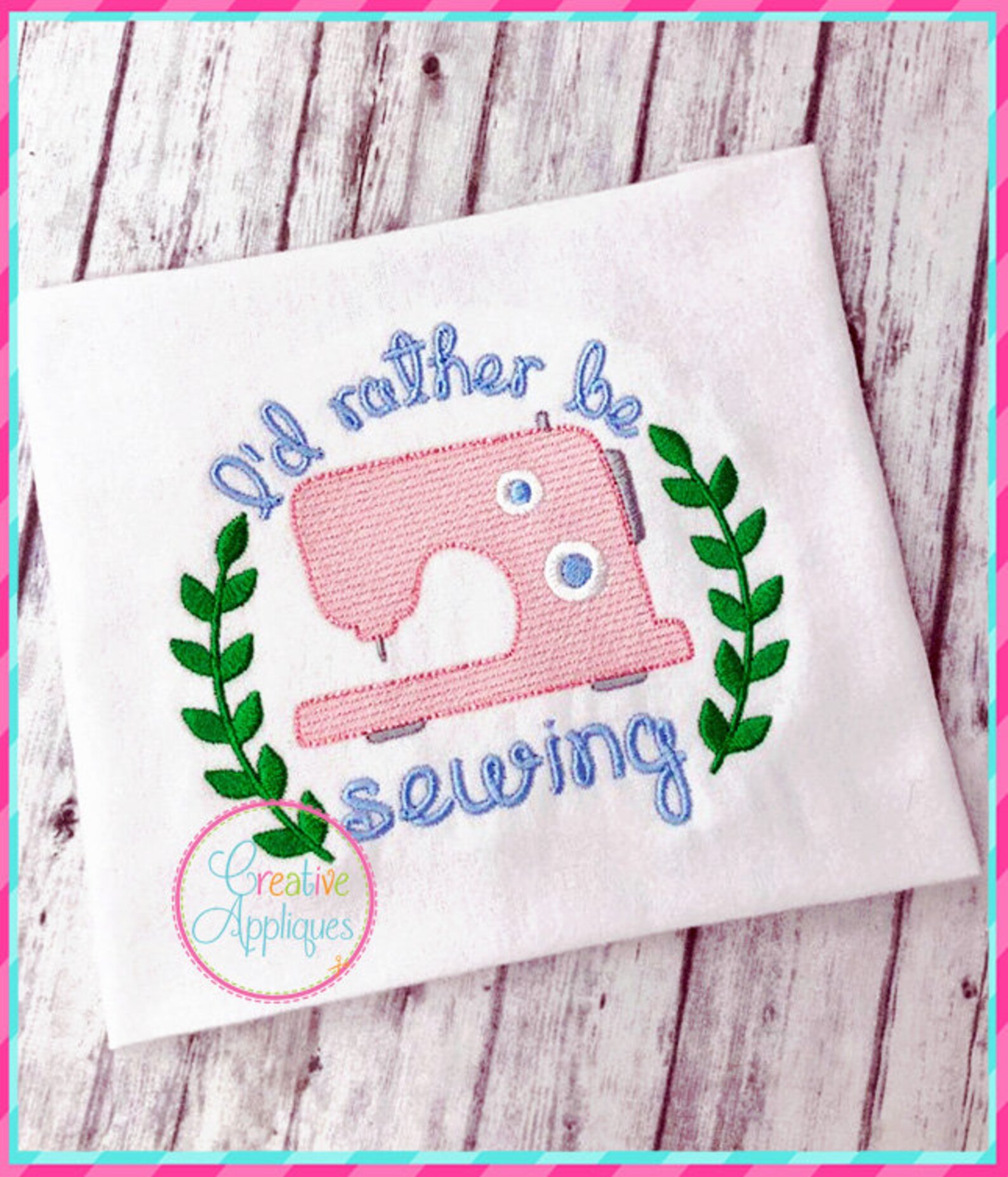 I'd Rather Be Sewing T Shirt - Unisex Sewing Machine Tee
