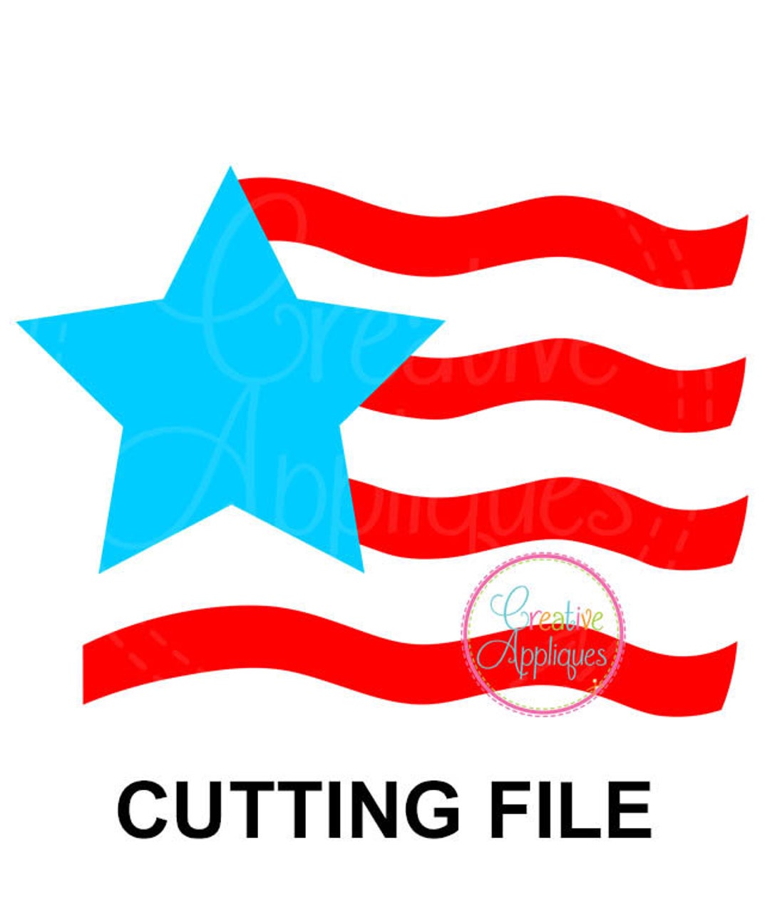 Star Flag Svg Cutting File, Star Monogram Flag Cut File Svg,patriotic ...