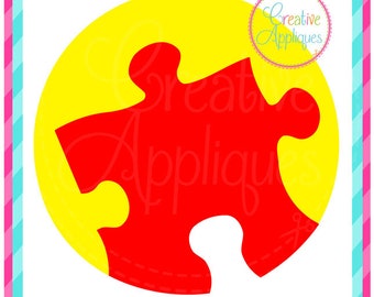 EXCLUSIVE SVG eps  DXF Cutting File Autism Awareness Puzzle svg, autism svg, puzzle piece svg, autism awareness cut file, circle puzzle