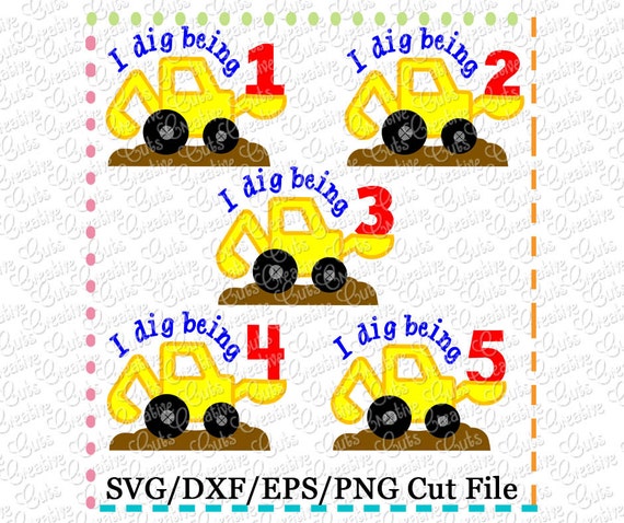 Download Exclusive I Dig Being Birthday Digger Set Svg Cutting File Etsy
