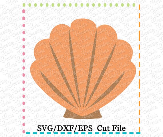 Clam Shell SVG Eps DXF Cutting File Shell Svg Shell Cut - Etsy Finland