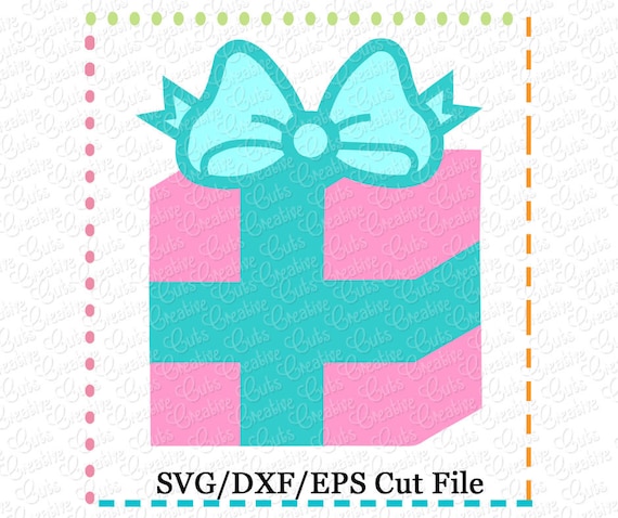 Download Present Gift Svg Cutting File Birthday Present Svg Birthday Etsy