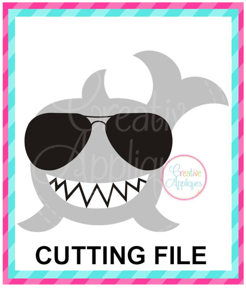 Free Free 166 Shark With Glasses Svg SVG PNG EPS DXF File