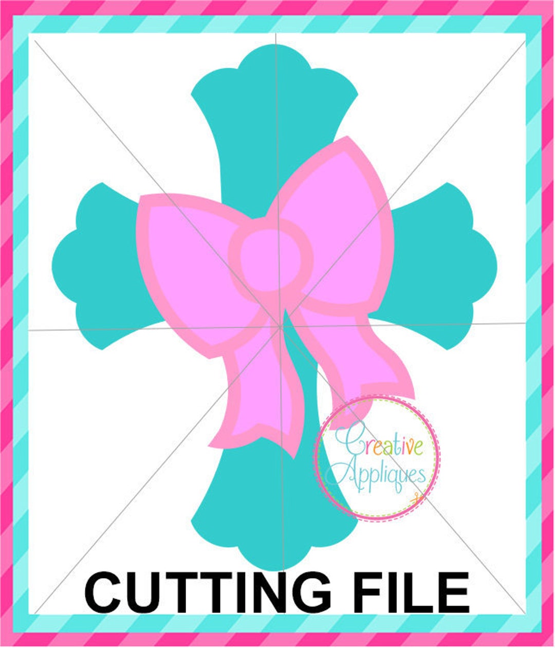 Cross Bow SVG Cutting File, Easter Svg, Easter Cut File, Cross Cut File ...