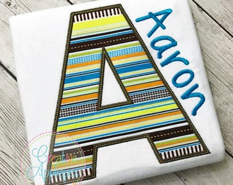 Applique Alphabet Letter Set A-Z Applique Machine Embroidery Design 7 Sizes!!!  alphabet applique, applique letters, 2" thru 8"