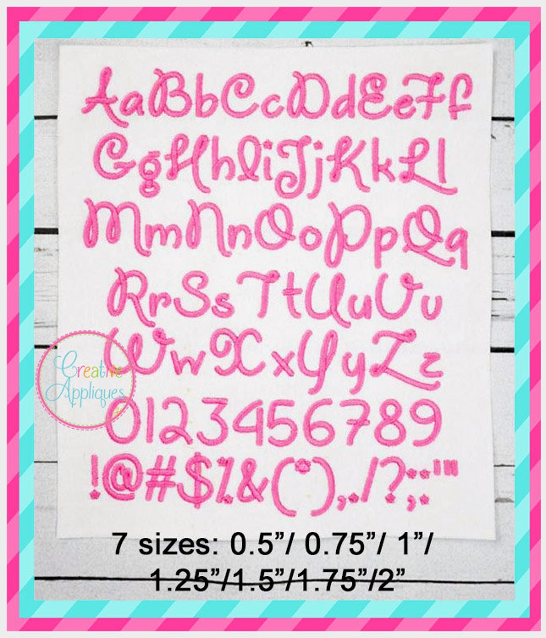 7 SIZES!!! Unicorns Are Awesome Embroidery Font, Alphabet Font Digital ...