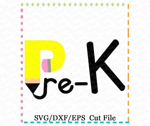 Download Free Pre K Kindergarten Pencil Svg Cutting File School Svg Pencil Etsy SVG Cut Files
