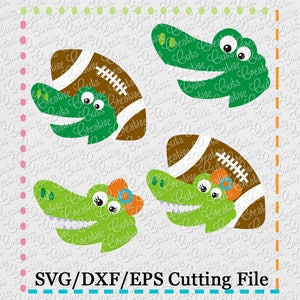 EXKLUSIVE SVG Eps DXF schneiden Datei Alligator Fußball Svg, Maskottchen Svg, Alligator Svg, Gator schneiden Datei, Fußball Svg, Gators svg