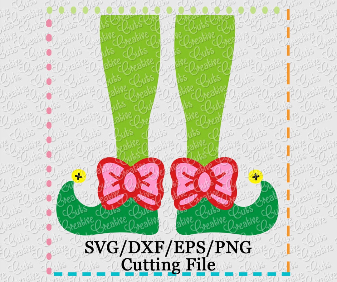 EXCLUSIVE Elf Legs SVG Cutting File, Elf Legs Cut File, Elf Legs Svg