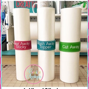 12&quot; Stabilizer Slap Wrap Bands In the Hoop Embroidery Machine Design, 25 files, stabilizer organizer, stabilizer bands, stabilizer wraps