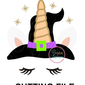 EXKLUSIVE SVG Eps DXF Hexe Einhorn Svg, Hexe Svg, Einhorn Svg, Einhorn schneiden Datei, Svg Hexe, Hexe geschnitten Datei