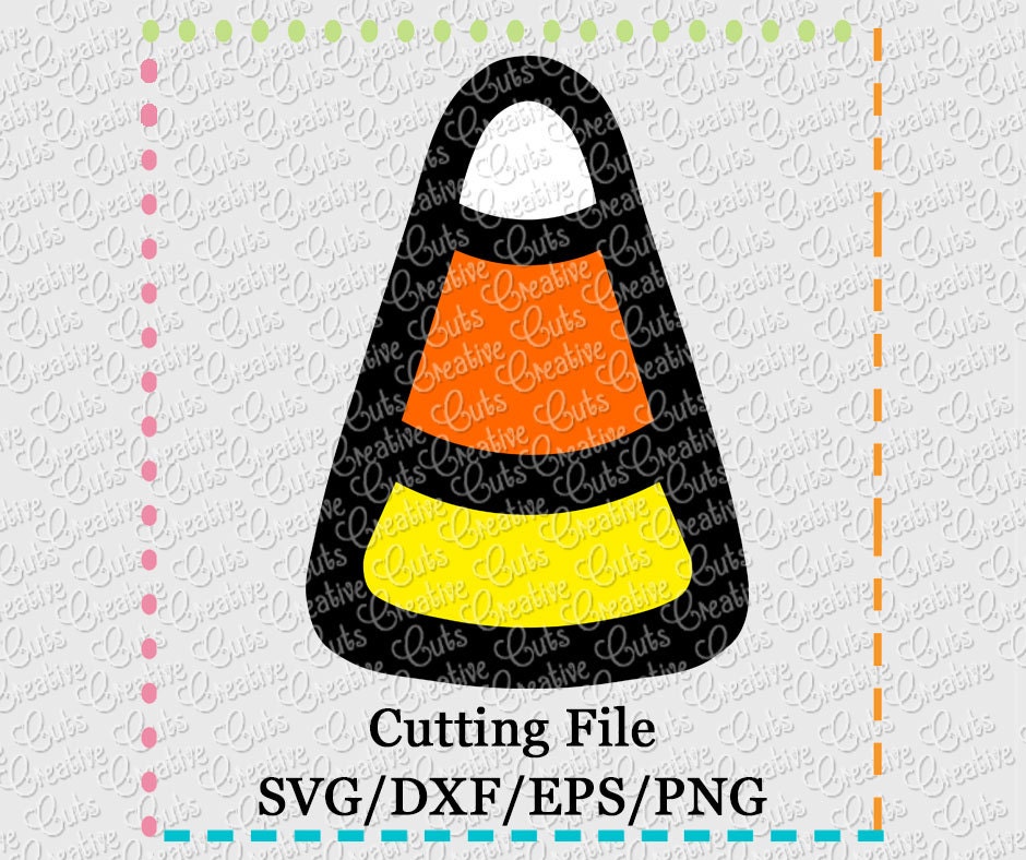 SVG EPS DXF Cutting File Candy Corn Separated Svg, Candy Corn Svg ...