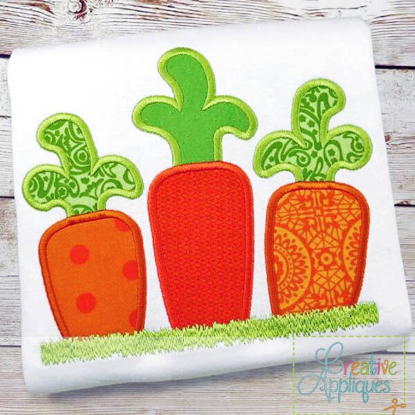 Carrot Applique Etsy