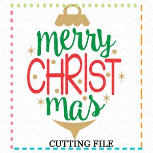 EXKLUSIVE Frohe Weihnachten SVG, Frohe Weihnachten Schnitt Ornament schneiden Datei, Datei, Ornament Svg, schmücke begrenzte kommerzielle Nutzung