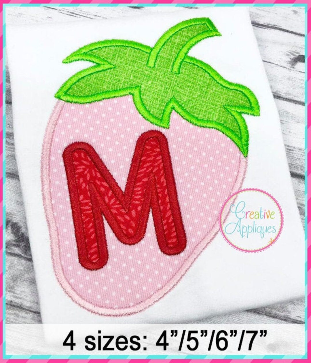 Applique Alphabet Letter Set A-Z Applique Machine Embroidery Design 4 ...