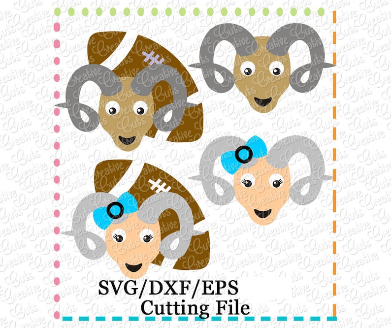 Download Ram Football svg mascot svg ram cut file ram cutting file ...