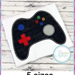 BEAN Stitch game control Embroidery Machine Design 5 sizes, game control embroidery, gaming controller applique embroidery