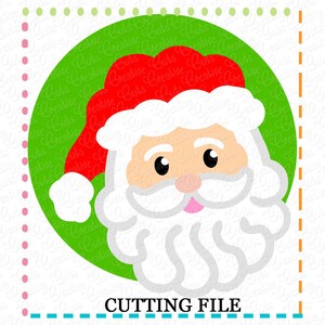 EXKLUSIVE Santa SVG schneiden Datei, begrenzte kommerzielle Nutzung! Santa geschnitten Santa schneiden Datei, Datei, Weihnachts Svg, Santa Claus geschnitten Datei