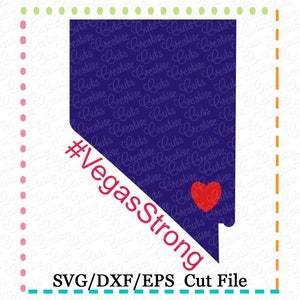 SVG - Vegas Strong Cutting File, archivo de corte de Nevada, archivo de corte Vegas Strong, archivo de corte svg de Nevada USO comercial LIMITADO
