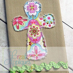 Cross Raggy Bean Stitch Machine Embroidery Applique Design 9 SIZES!!!