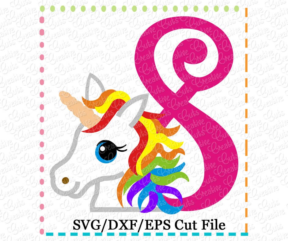 Free Free 8Th Birthday Unicorn Svg 456 SVG PNG EPS DXF File