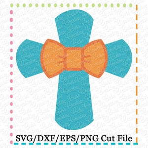 Cross Bow Tie SVG File di taglio, svg di Pasqua, Pasqua taglia file, Croce file di taglio, Croce in formato svg, file di taglio trasversale, Papillon svg, file di taglio del legame di arco