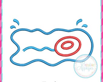 Pool Applique Design, machine embroidery, embroidery design, machine applique,  applique embroidery, pool machine embroidery design