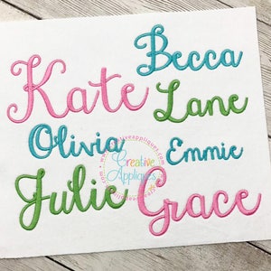 7 SIZES!!! Stylish Script Embroidery Font, Alphabet Font Digital Machine Embroidery Design embroidery font, elegant embroidery font
