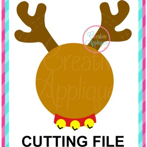 EXKLUSIVE SVG Rentier-Monogramm schneiden Datei, geschnitten Rentier Weihnachten Svg, Rentier schneiden Datei, Datei, Rentier Svg, Rentier geschnitten Datei