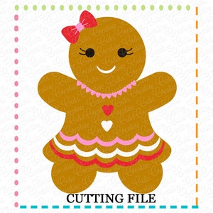 EXKLUSIVE SVG Lebkuchen Mädchen schneiden Datei, schneiden Lebkuchen, Datei, Lebkuchen Svg, Lebkuchen Mädchen Svg, Lebkuchen Plätzchen svg