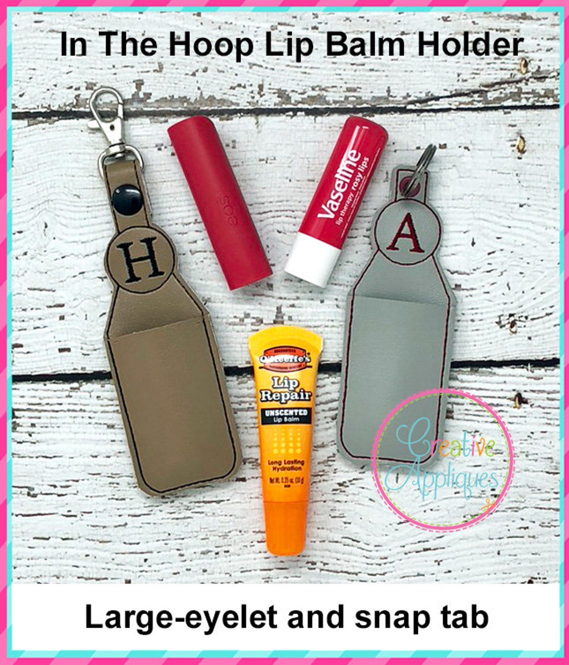 ITH in the Hoop Lip Balm Holder Embroidery Design in the Hoop Etsy