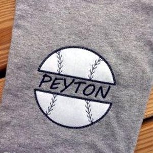 Divided Baseball Applique Design,  machine embroidery design, embroidery design, baseball embroidery design, baseball applique