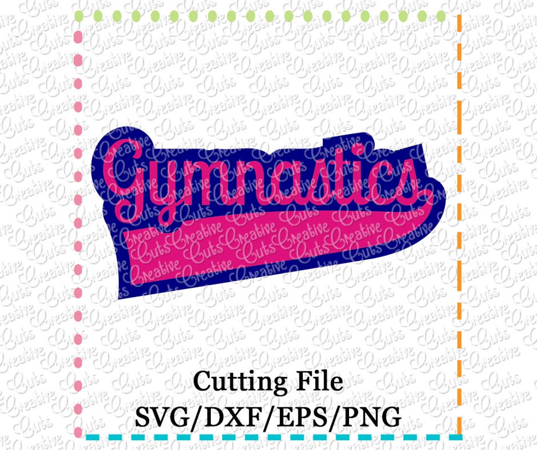 SVG EPS DXF Gymnastics Svg, Gymnast Svg, Gymnastics Cutting File