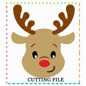 EXCLUSIF SVG Reindeer Cutting File, Reindeer cut file, Christmas svg, reindeer cutting file, reindeer svg, Christmas svg, Christmas svg,