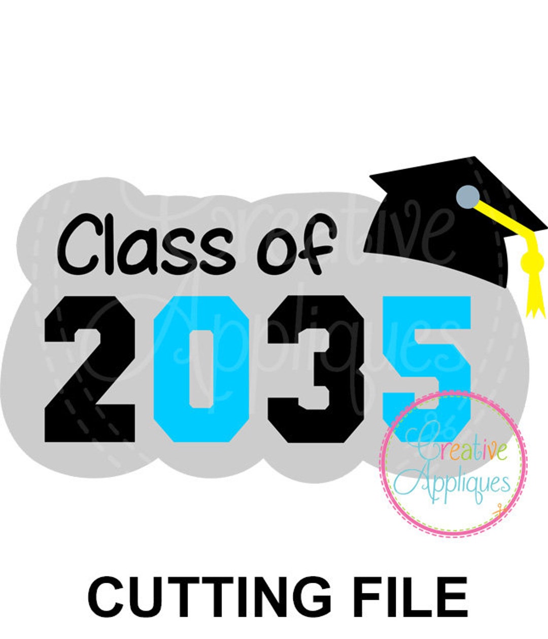 Graduating Class of 2035 SVG Cutting File, School Svg, Graduation Svg ...