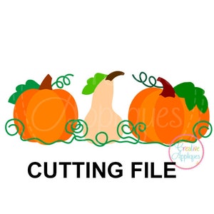 EXKLUSIVE SVG Eps DXF Kürbis Trio Svg Kürbis Svg, Herbst Svg, Herbst Svg, Kürbisfeld Svg, Kürbisfeld Cutie Svg