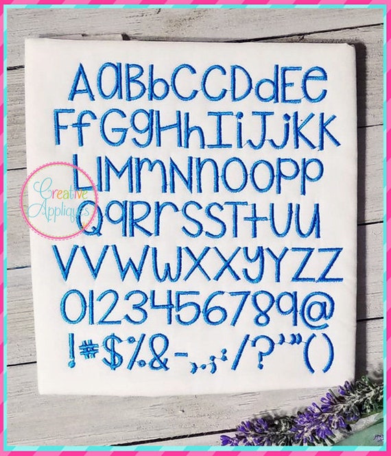 8 サイズ!!! Shake It Off 刺繍アルファベットフォント デジタル機械