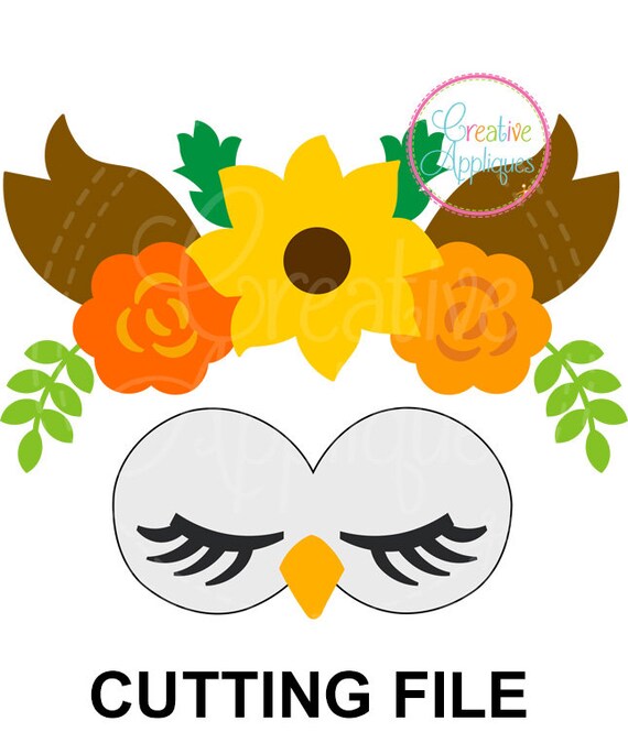 Download Owl Face Flower Crown Svg Cutting File Owl Cut File Owl Etsy 3D SVG Files Ideas | SVG, Paper Crafts, SVG File