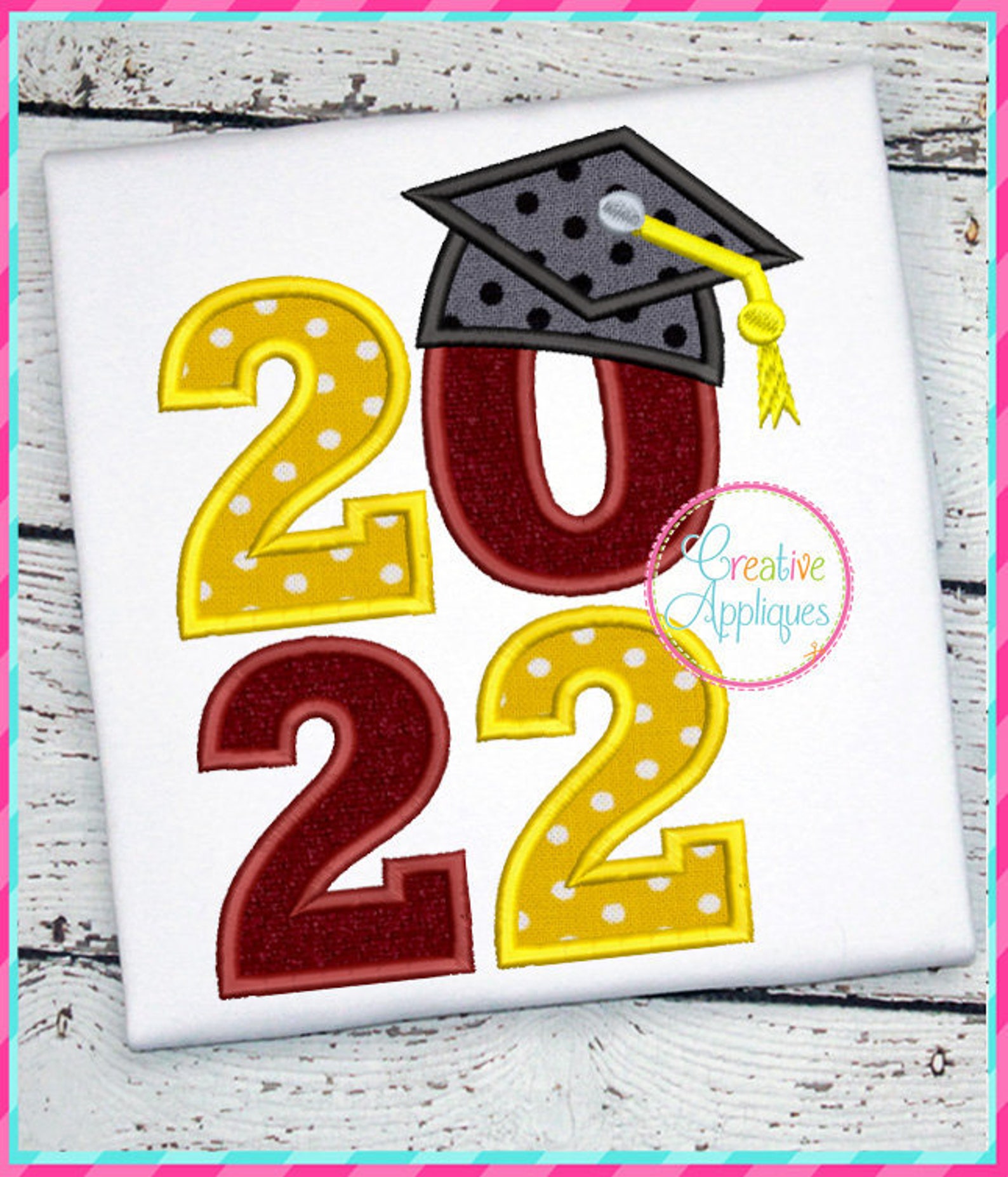 2022 graduation digital machine embroidery applique design 7  etsy 2022 graduation digital machine embroidery applique design 7  etsy