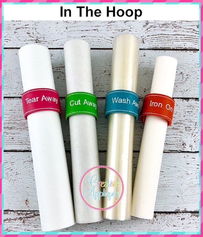 Stabilizer Slap Wrap Bands in the Hoop Embroidery Machine Etsy