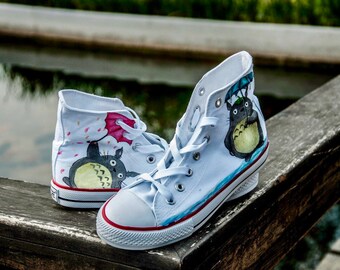 Hand Painted tennis shoe Totoo