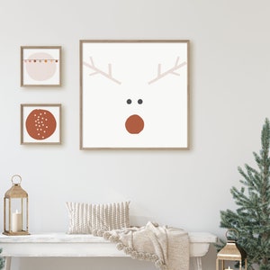 Christmas Printable bundle-- DIGITAL DOWNLOAD -- reindeer, Holiday Printable, Christmas Print, Holiday Decor, Christmas Art, Rudolf