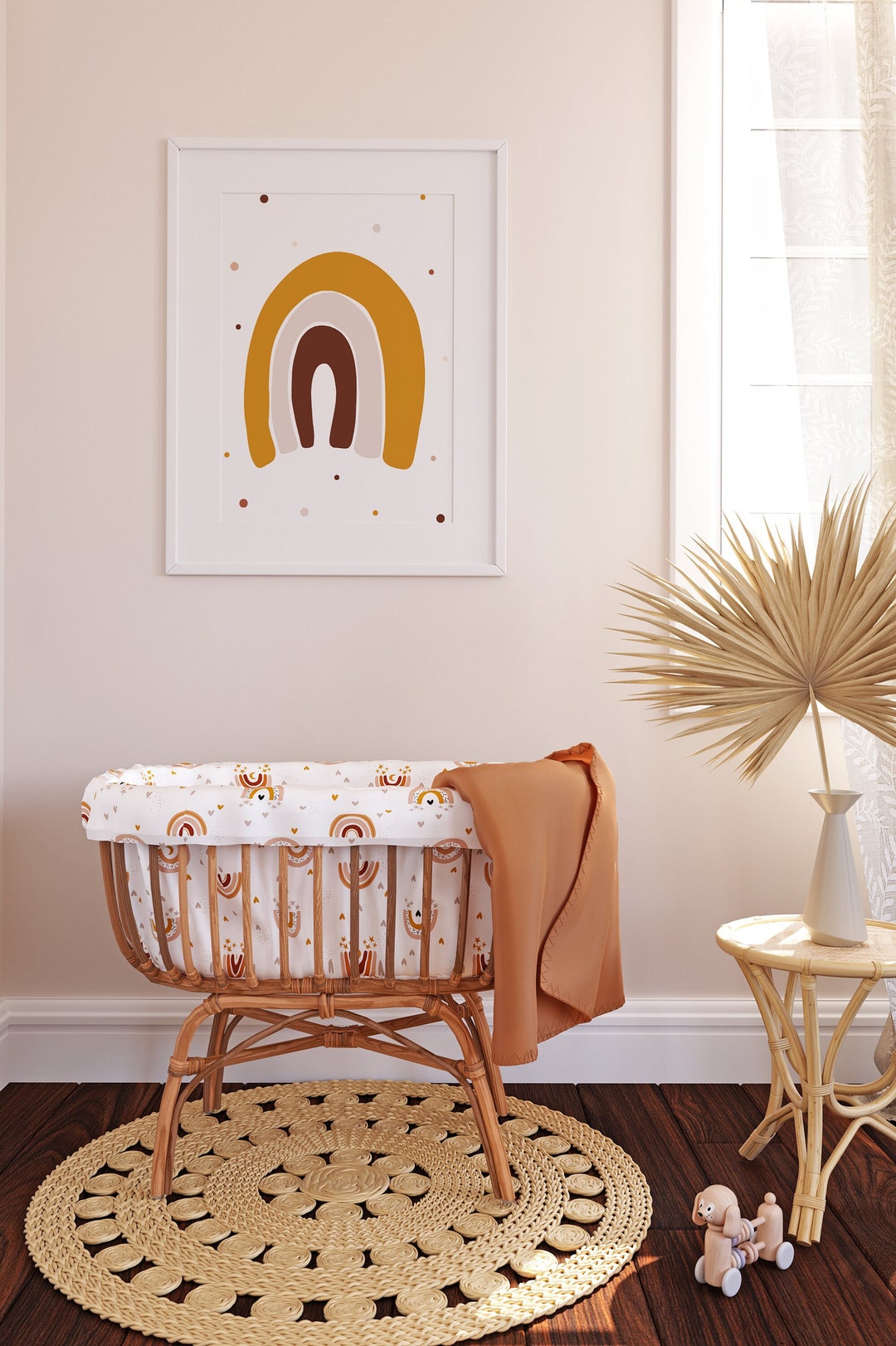 Rainbow Abstract Nursery Wall Art DIGITAL DOWNLOAD Gender Etsy