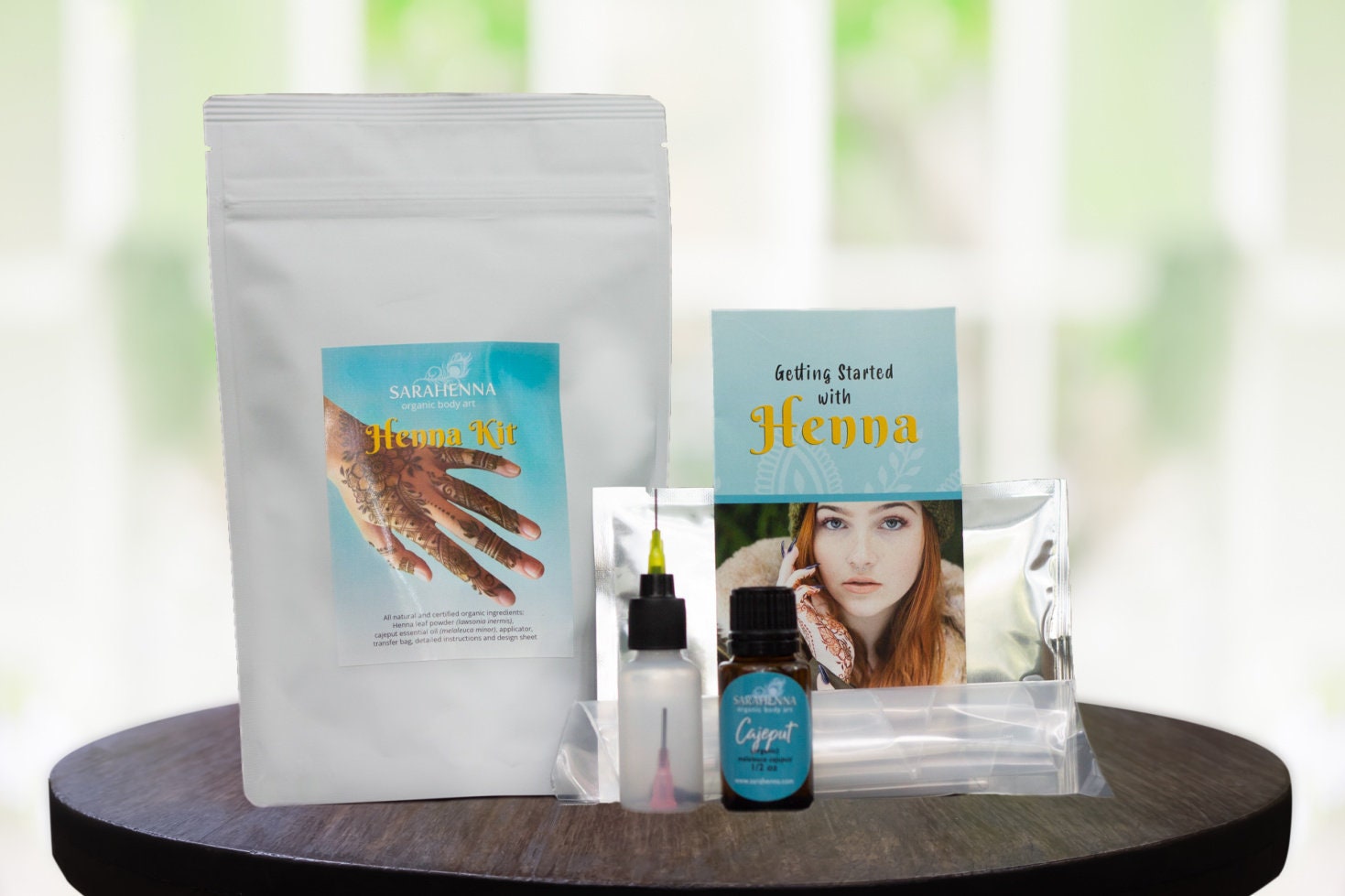 Organic Henna Premium Kit / Best Natural Henna Temporary Tattoo