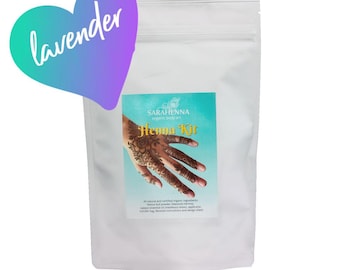 Lavender Henna Kit for Pregnancy, Organic: DIY Mix Your Own