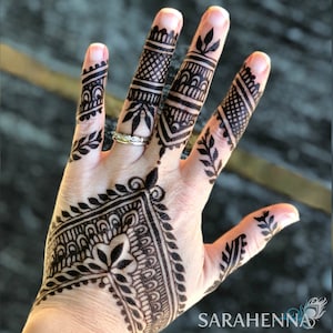 Jagua Henna *BLEND* Cones for All-Natural Plant-Based Body Art, Skin and Eyebrows