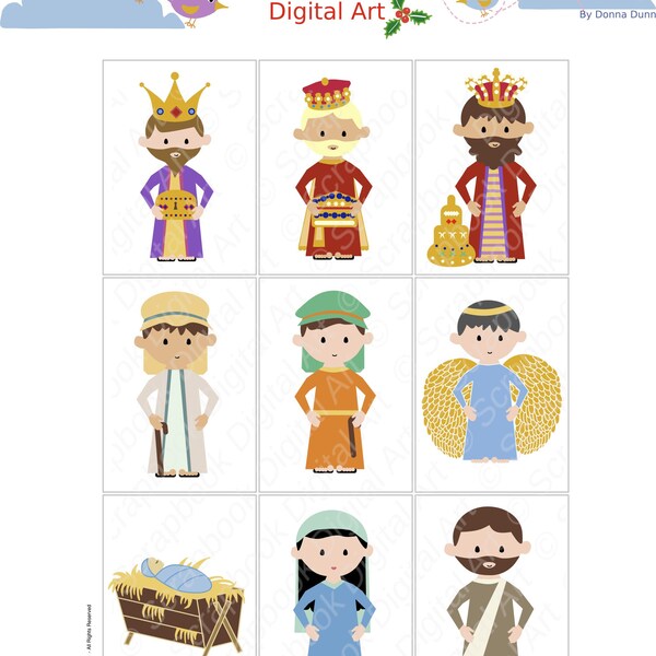 Nativity Printable - Etsy